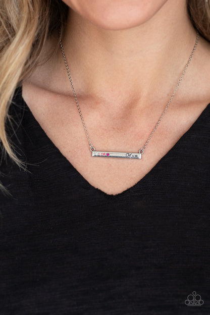 Moms Do It Better-pink-Paparazzi necklace