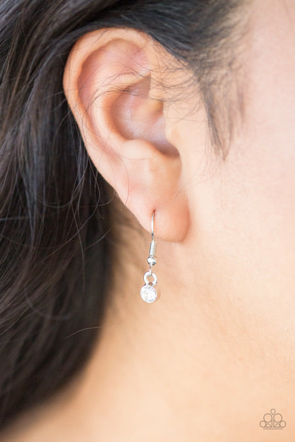 Money Mood - white - Paparazzi necklace