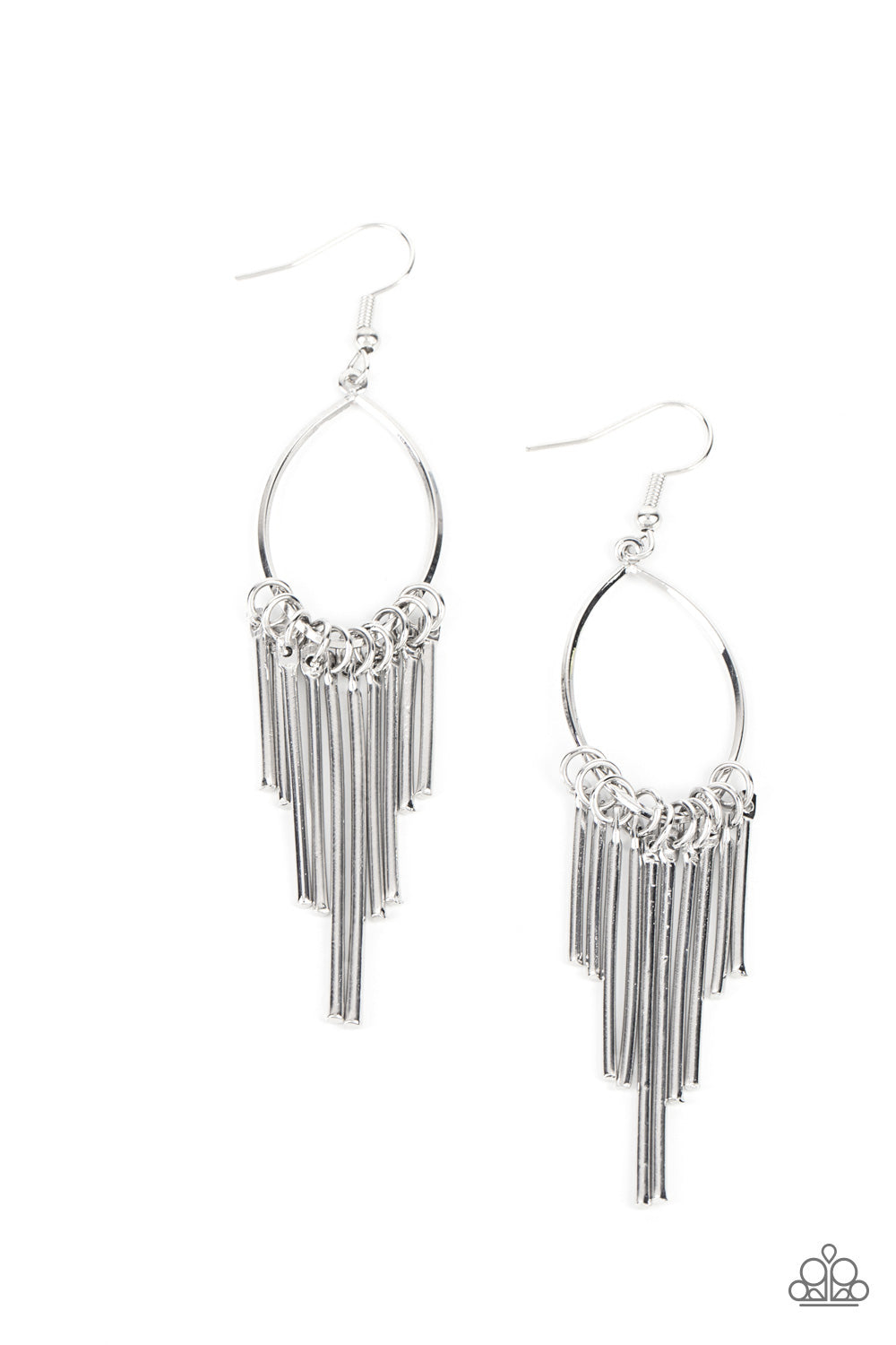 Mood Swing - silver - Paparazzi earrings