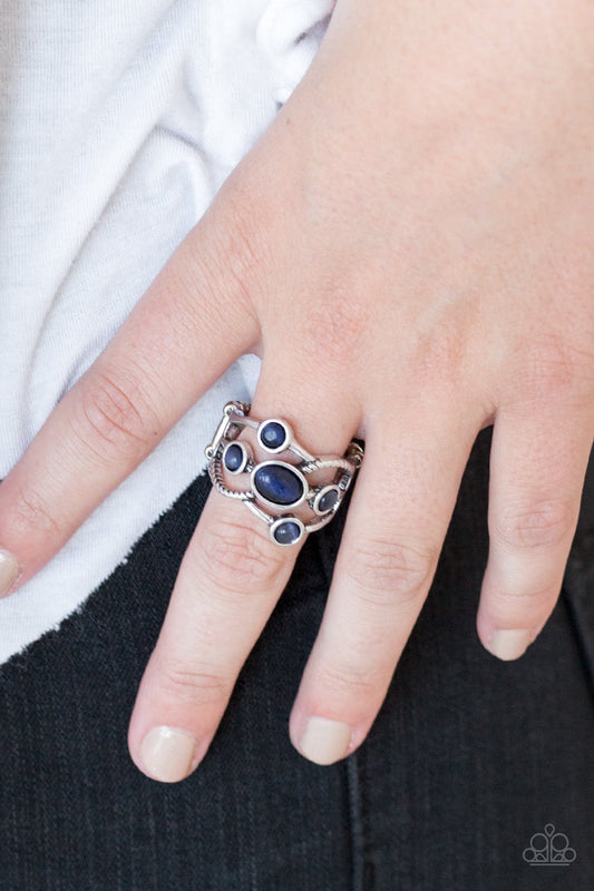 Moon Mood - blue - Paparazzi ring