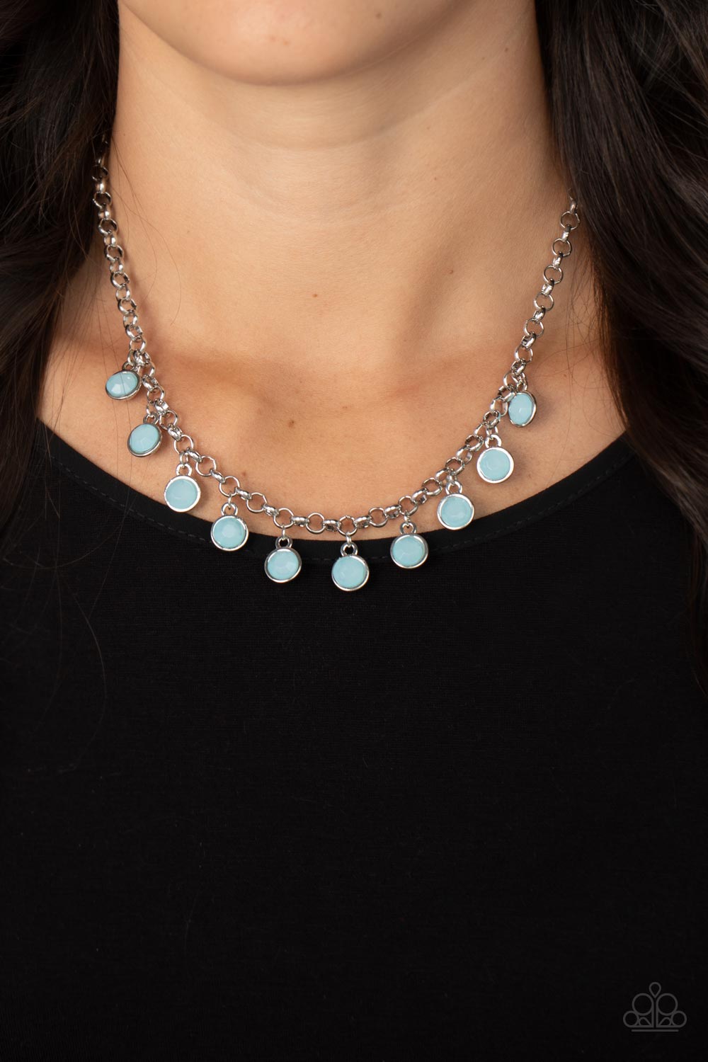 Moonbeam Magic - blue - Paparazzi necklace – JewelryBlingThing
