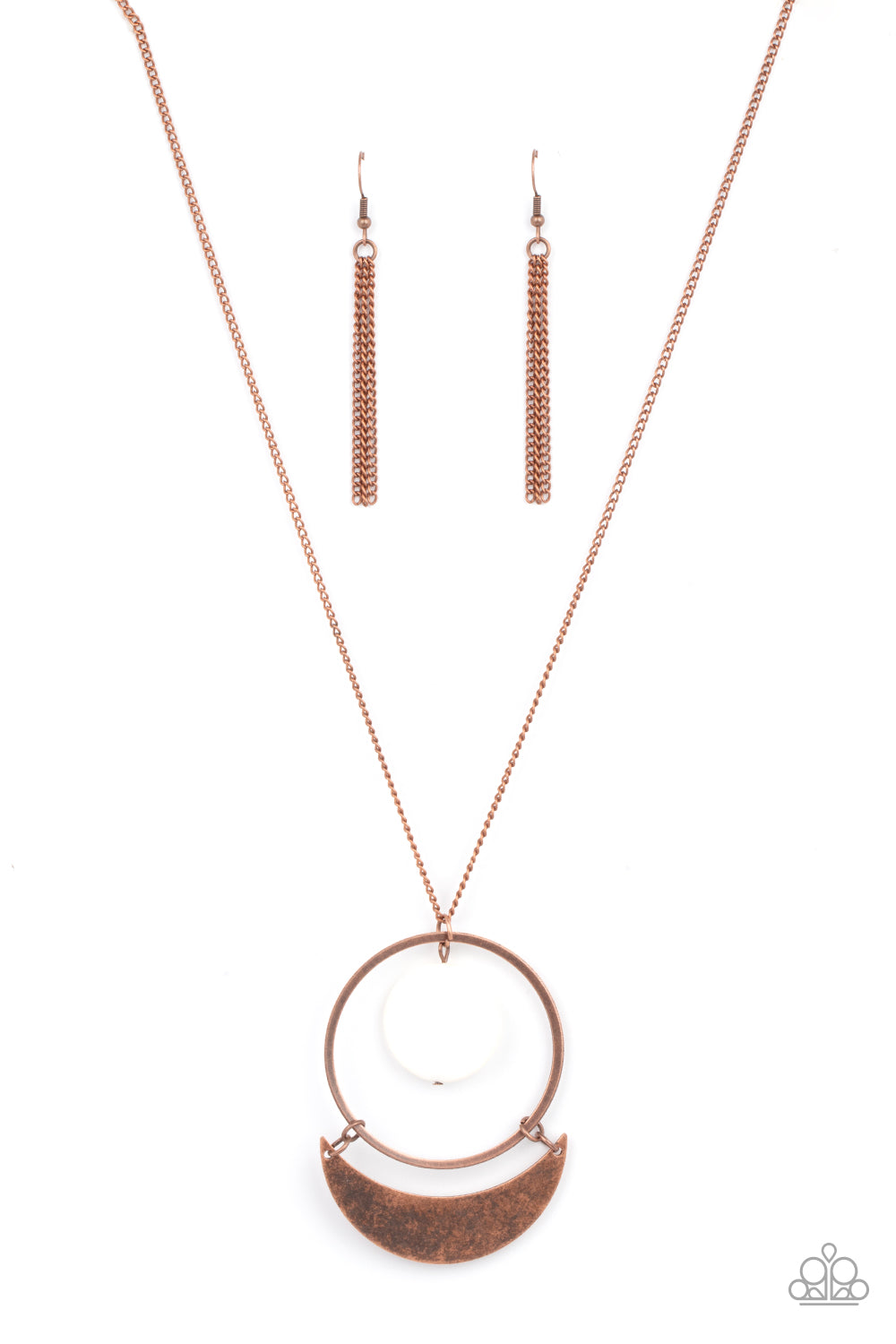 Moonlight Sailing - copper - Paparazzi necklace