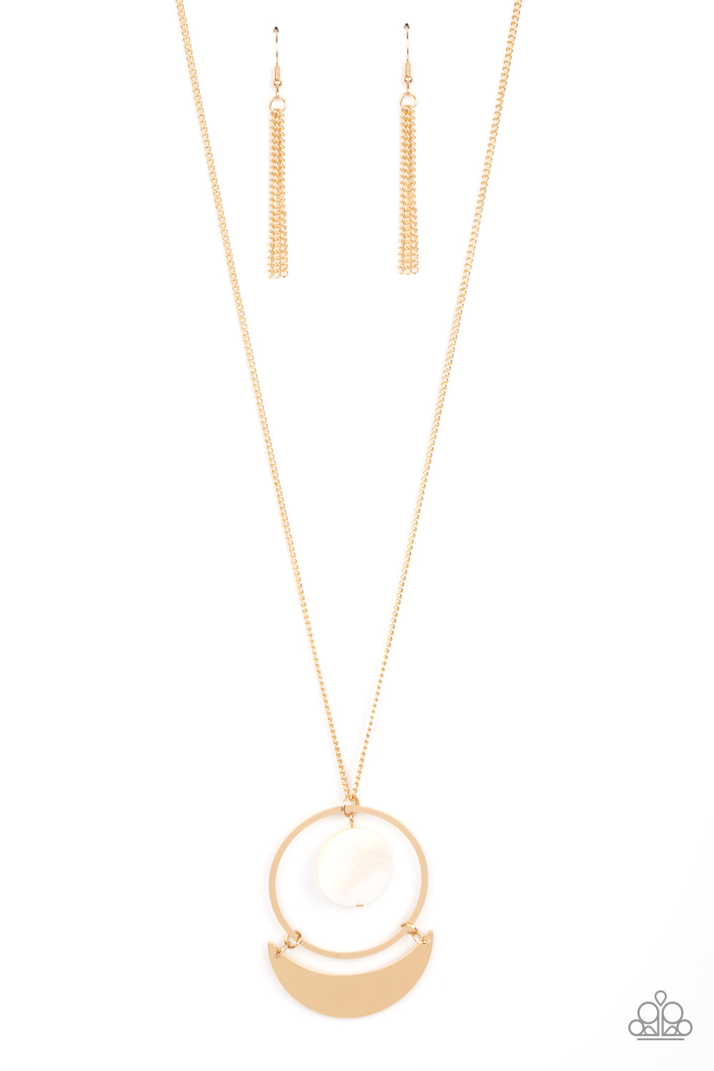 Moonlight Sailing - gold - Paparazzi necklace