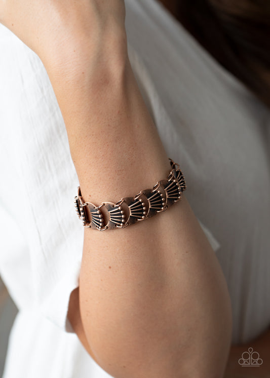 Moonlit Mesa - copper - Paparazzi bracelet