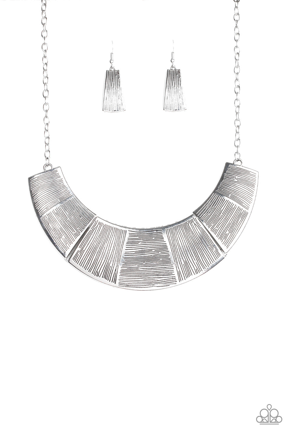 More Roar - silver - Paparazzi necklace