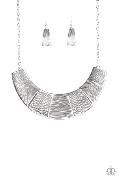 More Roar - silver - Paparazzi necklace