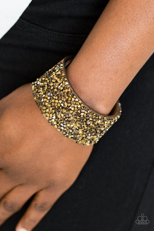 More Bang for Your Buck - brass - Paparazzi bracelet