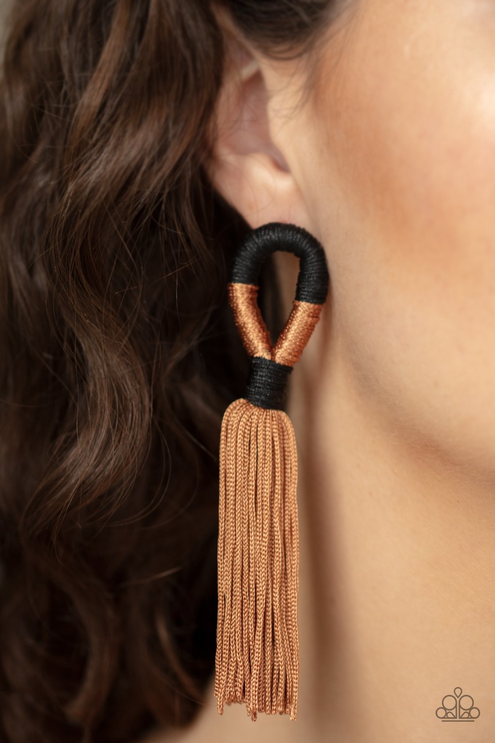 Moroccan Mambo-brown-Paparazzi earrings