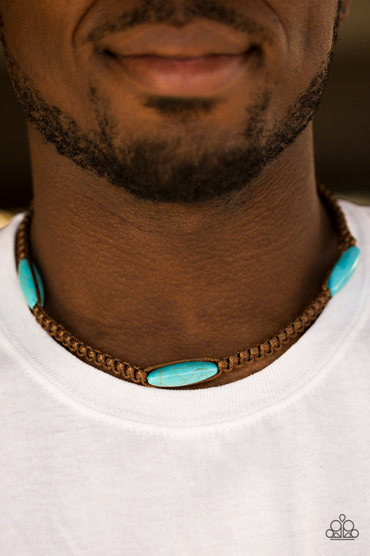 Mountain Adventure - blue - Paparazzi necklace