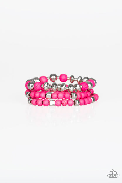 Mountain Artist - pink - Paparazzi bracelet