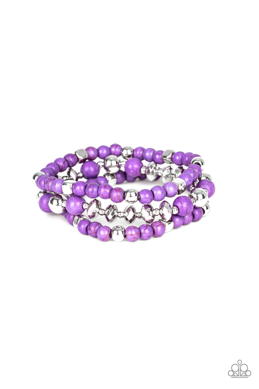 Mountain Artist - purple - Paparazzi bracelet