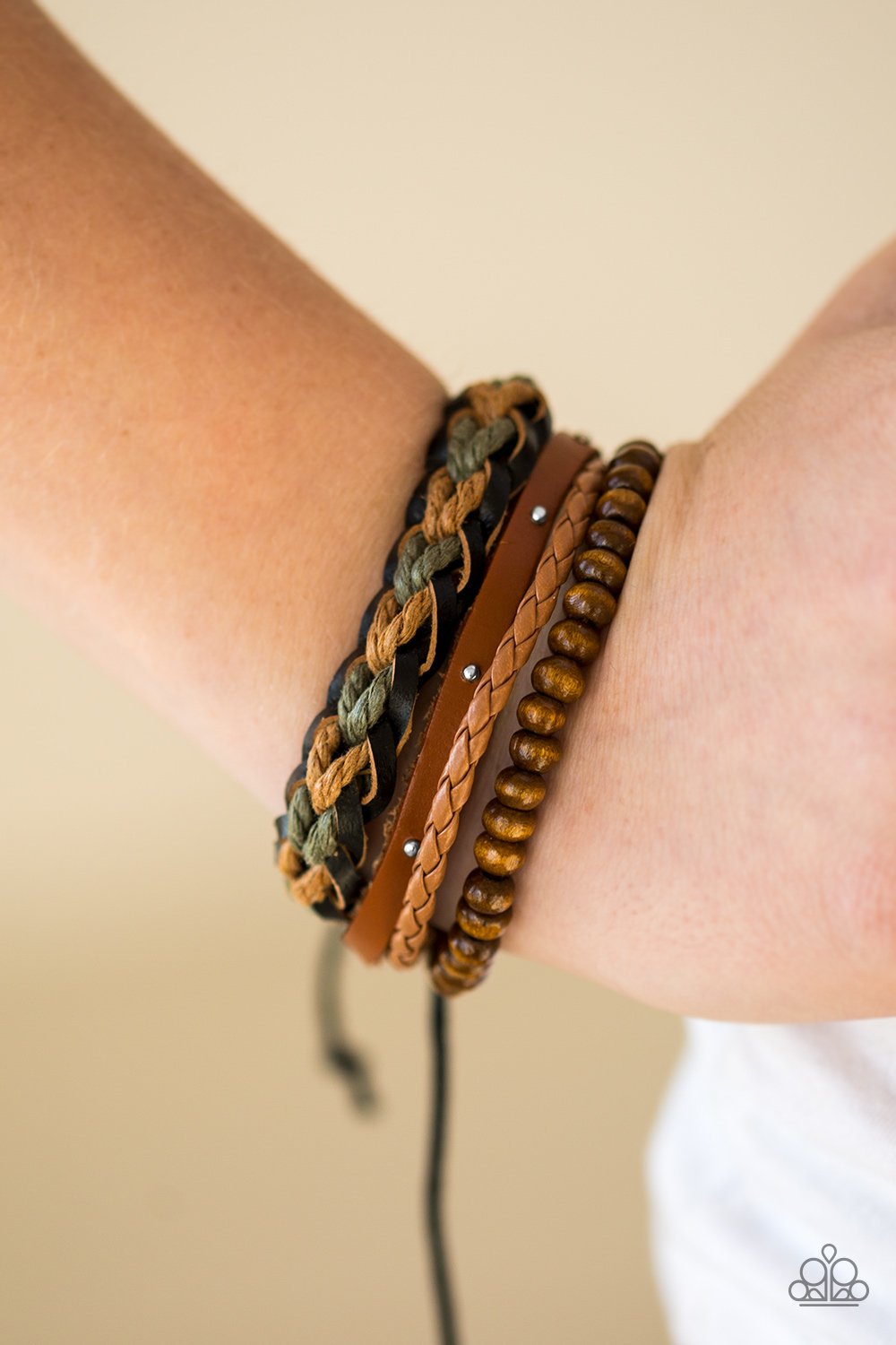 Mountain Mode - brown - Paparazzi bracelet