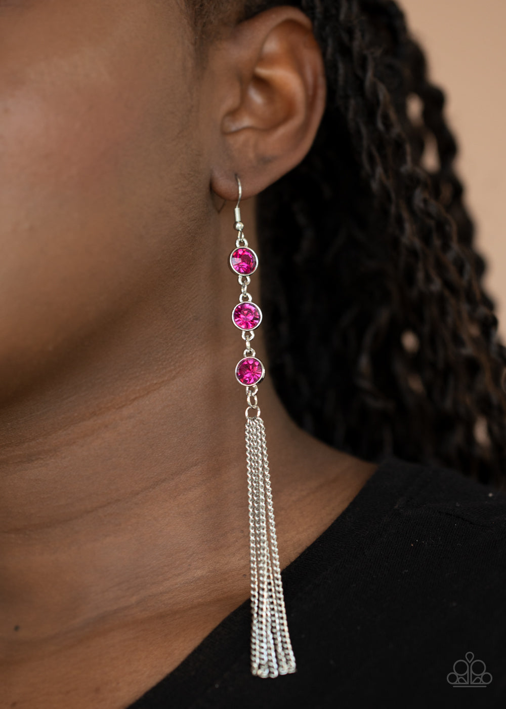 Moved to TIERS - pink - Paparazzi earrings