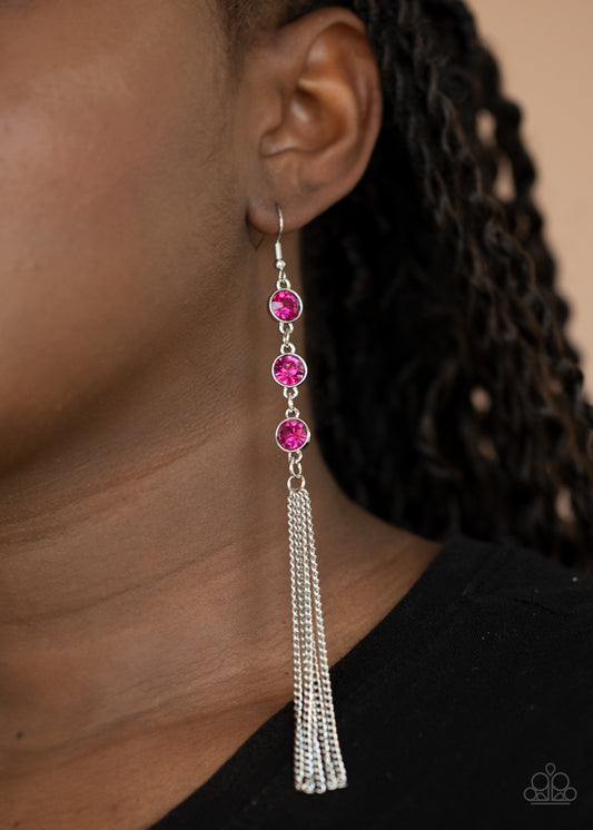 Moved to TIERS - pink - Paparazzi earrings