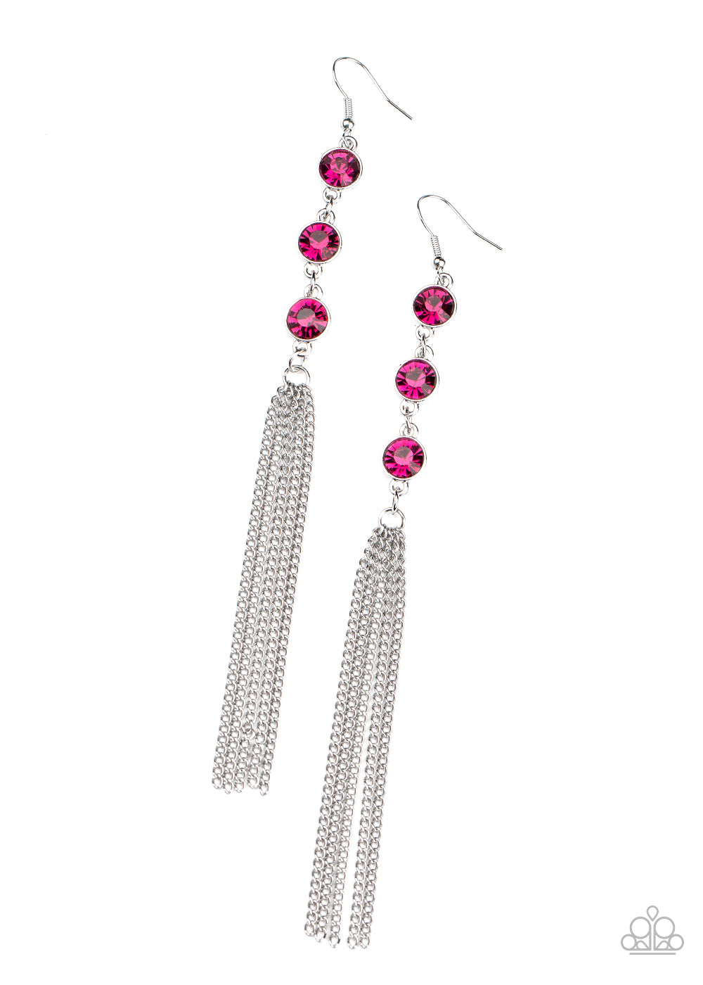Moved to TIERS - pink - Paparazzi earrings