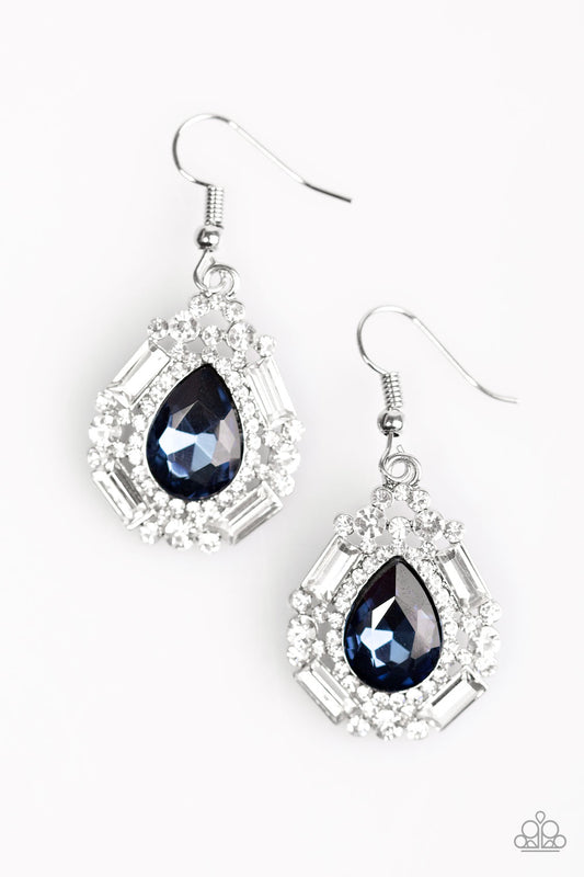 Movie Star Marvel - Blue - Paparazzi earrings