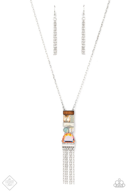 Ms. DIY - multi - Paparazzi necklace