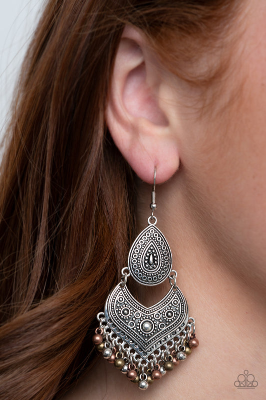 Music To My Ears - multi - Paparazzi earrings