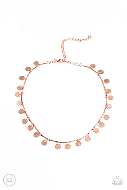 Musically Minimalist - copper - Paparazzi necklace