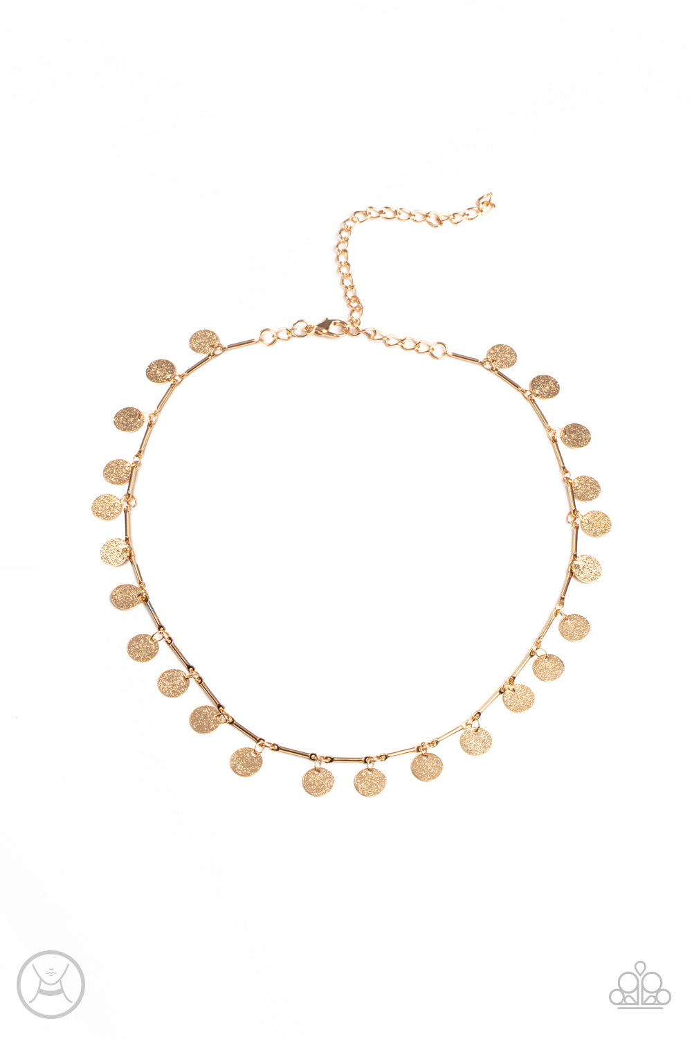 Musically Minimalist - gold - Paparazzi necklace