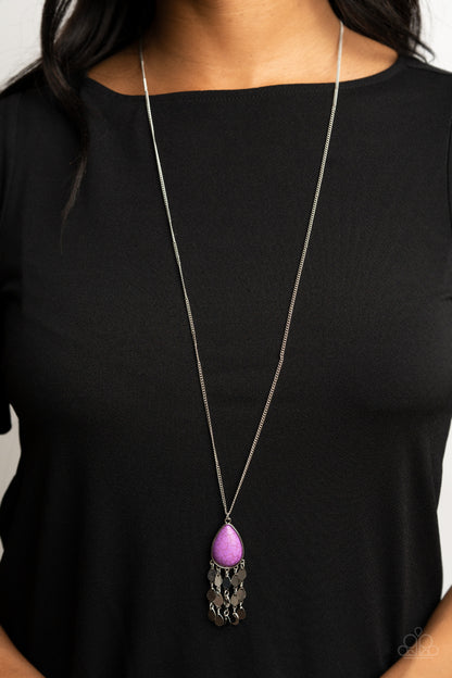 Musically Mojave - purple - Paparazzi necklace