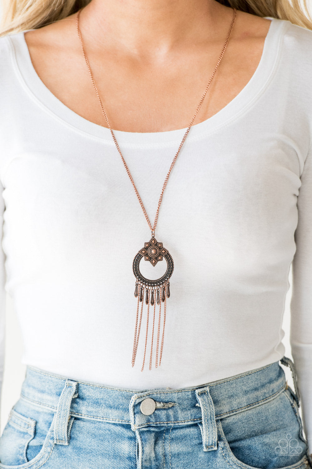 My Main Mantra - copper - Paparazzi necklace