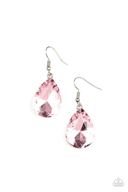 My Castle is Your Castle​ - pink - Paparazzi earrings