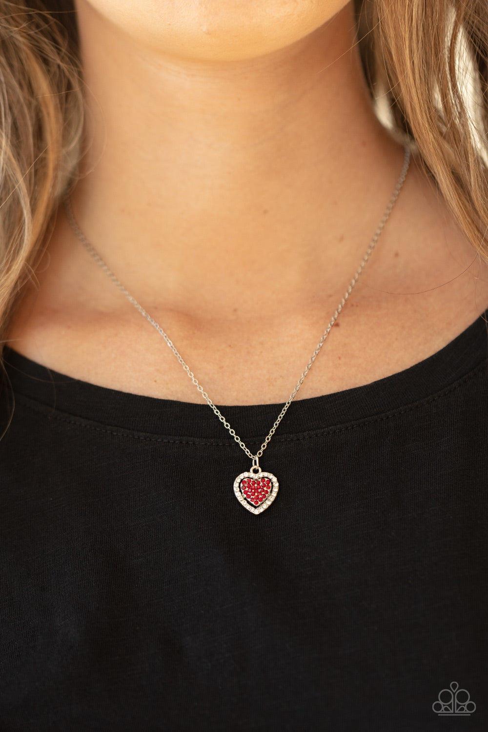 My Heart Goes Out To You - red - Paparazzi necklace