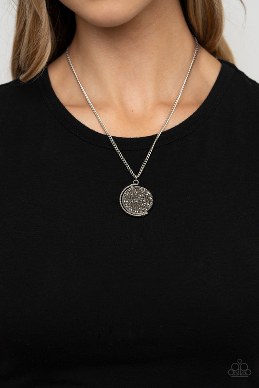 My Moon and Stars - silver - Paparazzi necklace