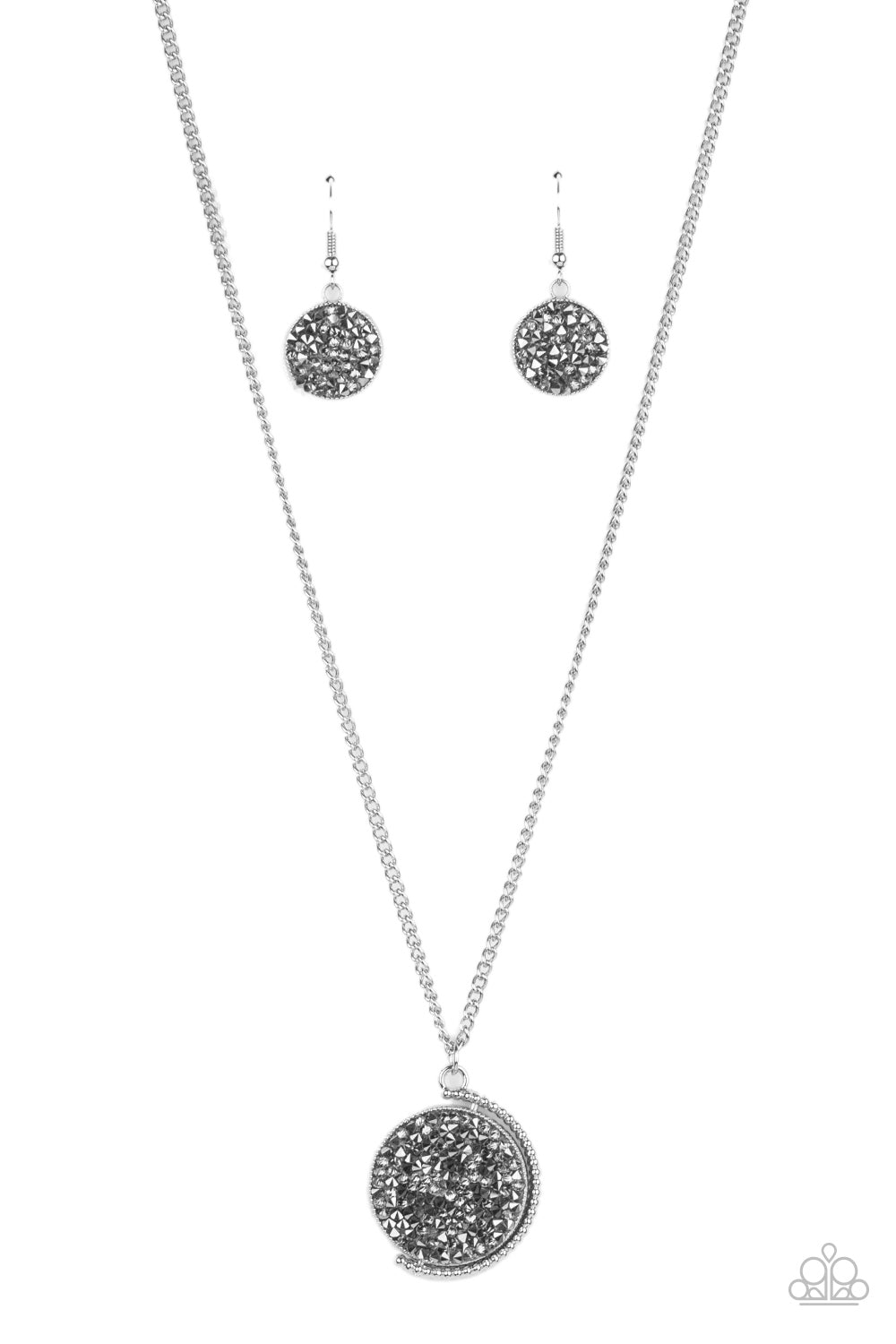 My Moon and Stars - silver - Paparazzi necklace
