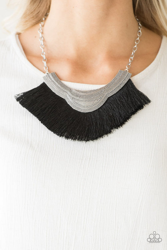 My Pharaoh Lady - black - Paparazzi necklace