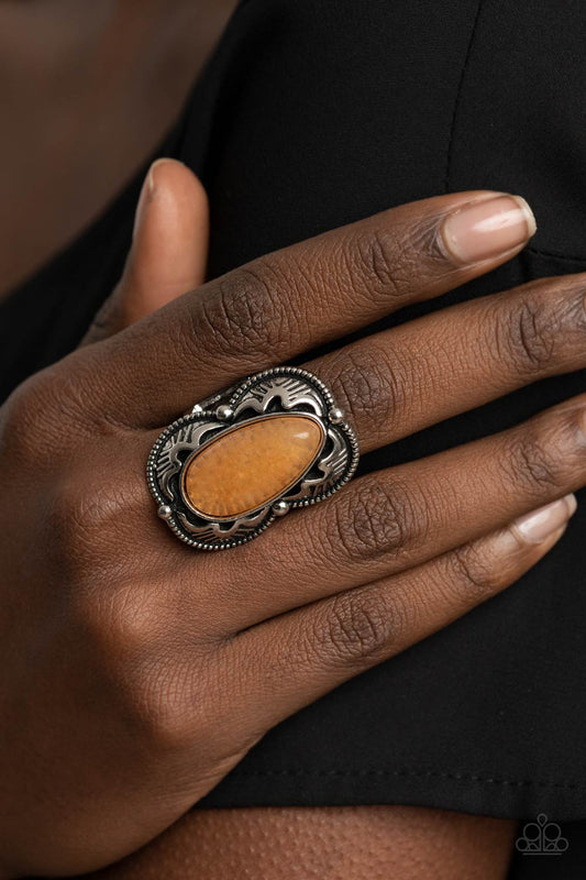 Mystical Mambo - orange - Paparazzi ring