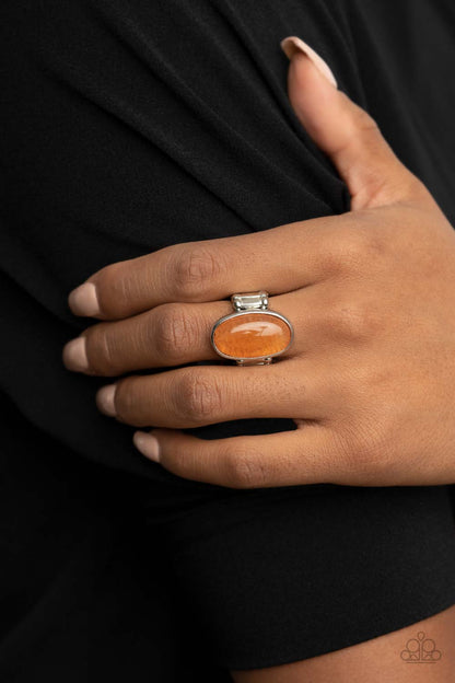 Mystical Mantra - orange - Paparazzi ring