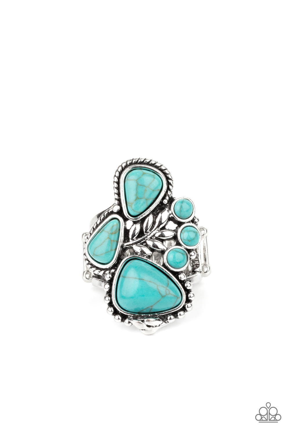 Mystical Mesa - blue - Paparazzi ring