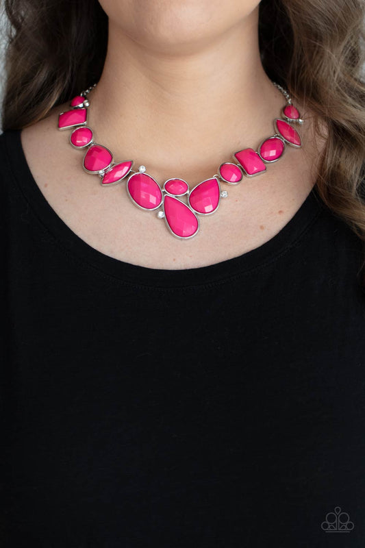 Mystical Mirage - pink - Paparazzi necklace