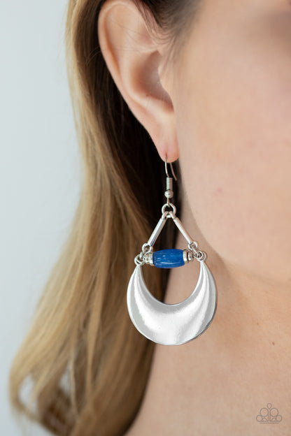 Mystical Moonbeams - blue - Paparazzi earrings