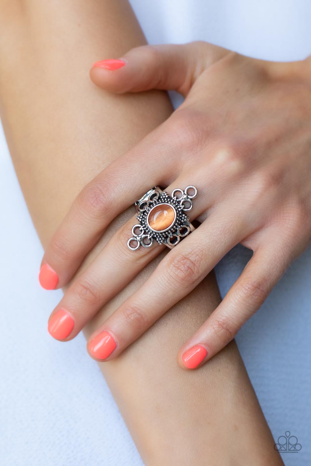 Mystical Mystique - orange - Paparazzi ring