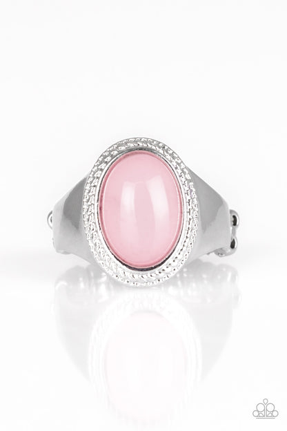 Mystically Malibu - pink - Paparazzi ring