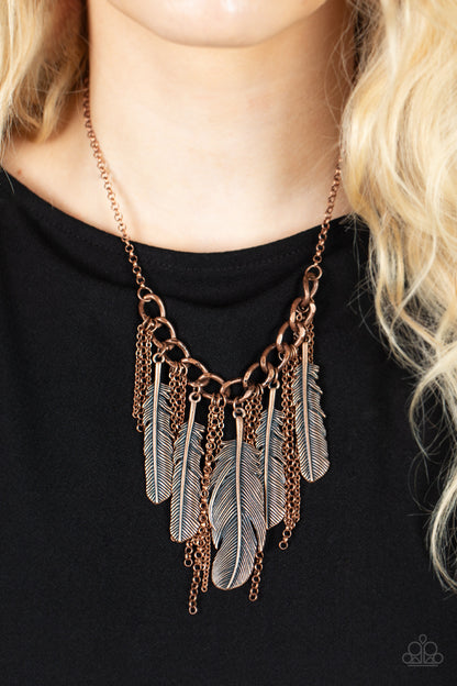 NEST Friends Forever - copper - Paparazzi necklace