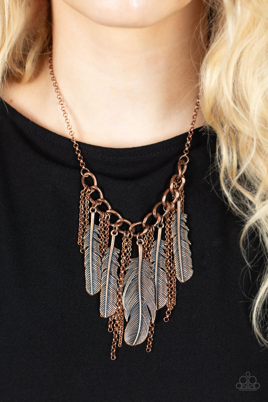NEST Friends Forever - copper - Paparazzi necklace