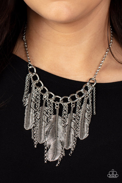 NEST Friends Forever - silver - Paparazzi necklace