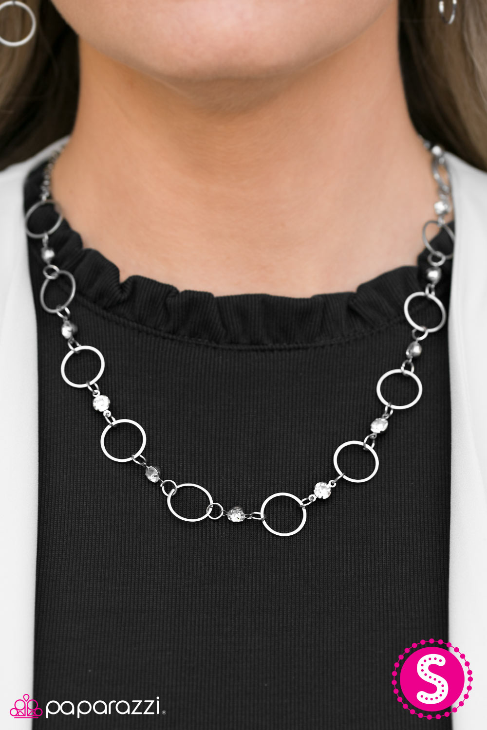 Name Up In Lights - White - Paparazzi necklace