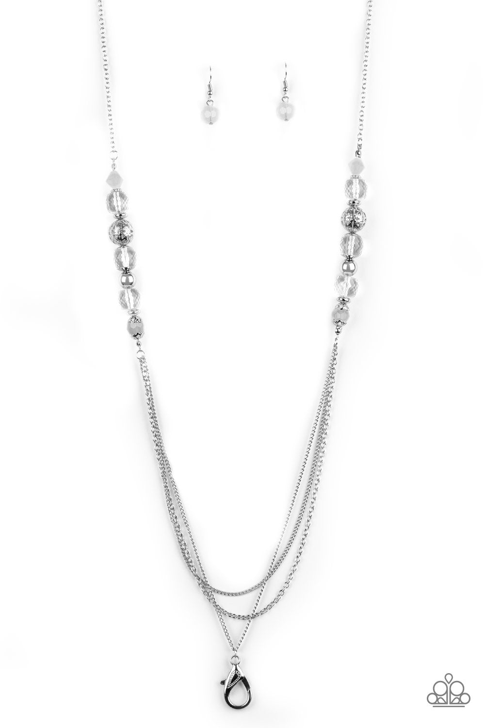 Native New Yorker - white - Paparazzi LANYARD necklace