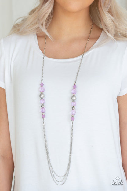 Native New Yorker-purple-Paparazzi necklace