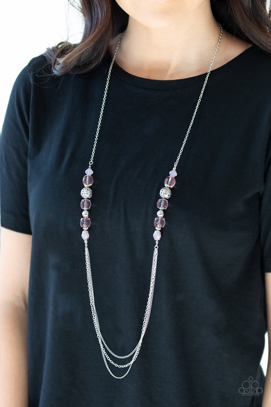 Natively New Yorker - pink - Paparazzi necklace