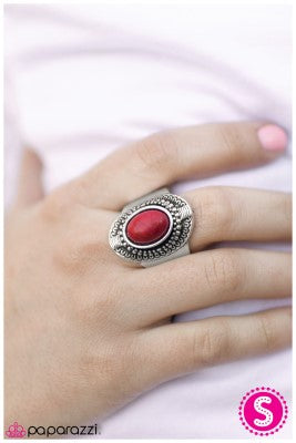 Natural Selection - Red - Paparazzi ring