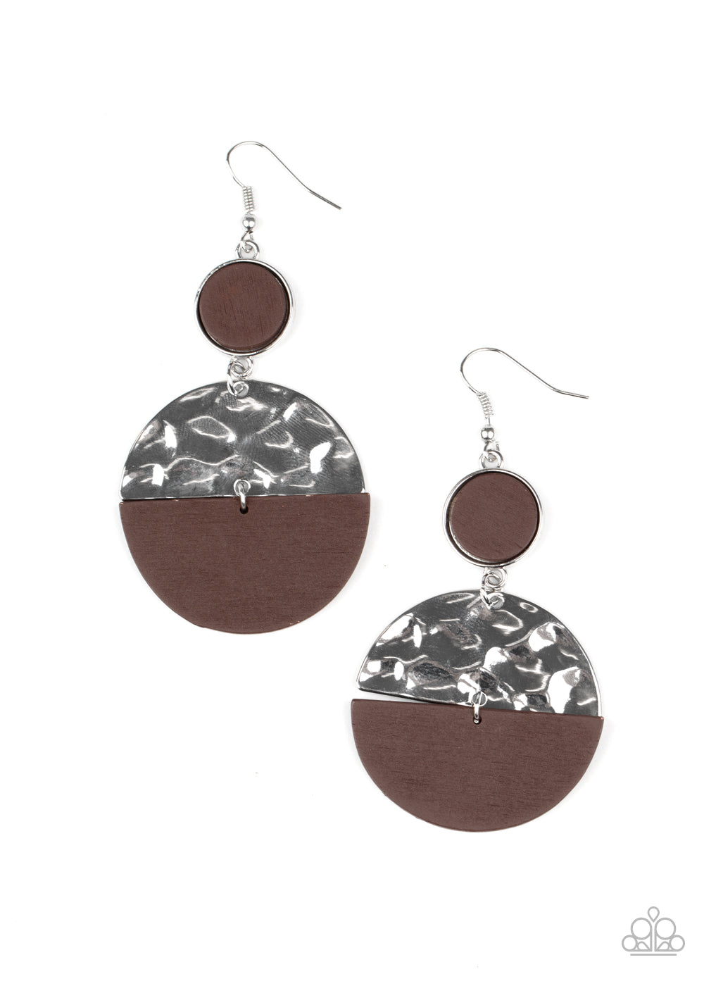 Natural Element - brown - Paparazzi earrings