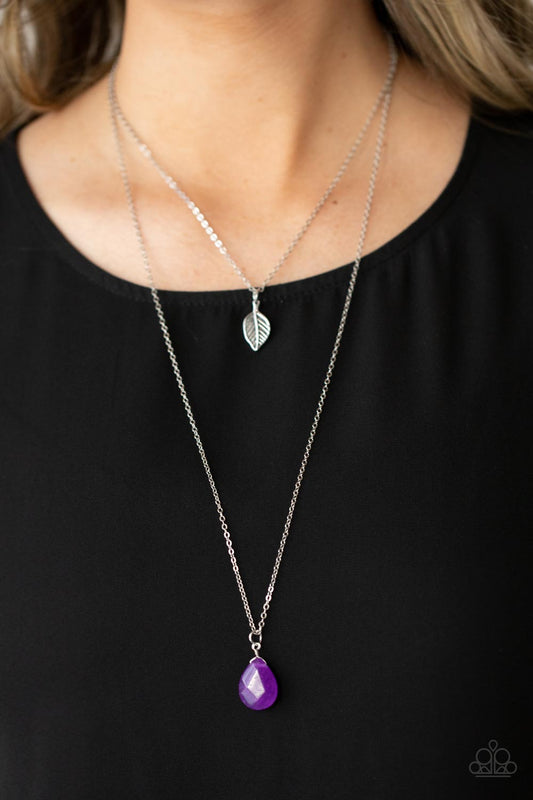Natural Essence - purple - Paparazzi necklace