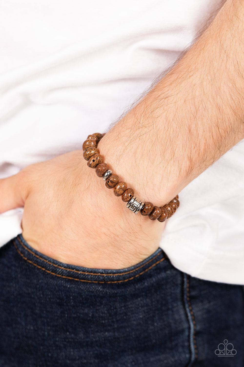 Natural State of Mind - brown - Paparazzi MENS bracelet