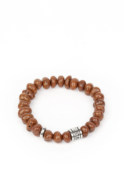 Natural State of Mind - brown - Paparazzi MENS bracelet